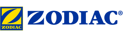 Zodiac logo: yellow emblem on a blue field with the word ZODIAC in the lower-left corner.
